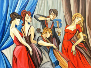 "Chamber Ensemble" - original oil painting by Nadezhda Segal Chamber Ensemble oil painting by Nadezhda Segal
