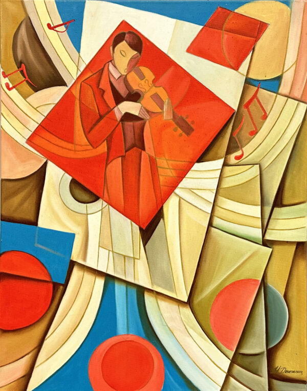 "Red Sonata" - original oil painting by Nadezhda Segal Red Sonata oil painting by Nadezhda Segal