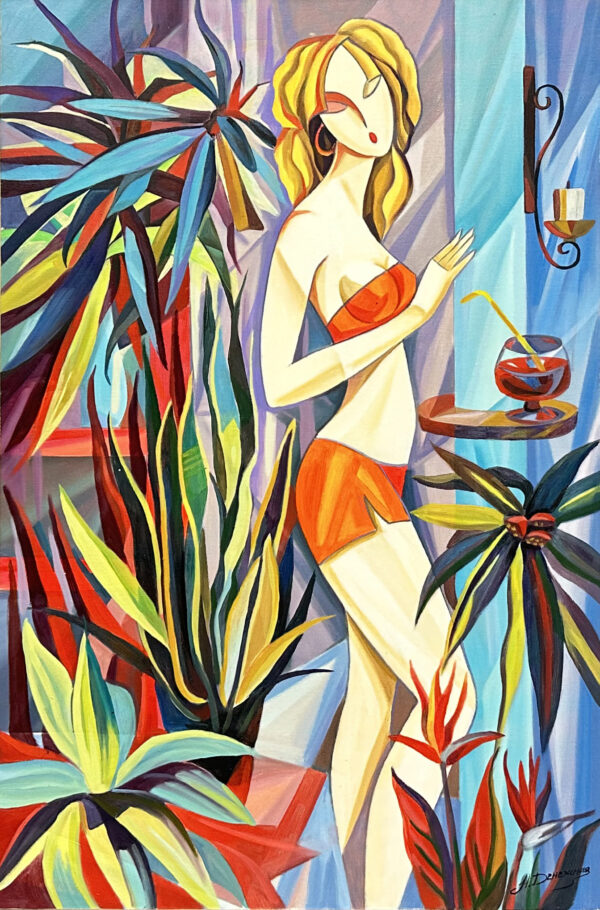 "Tropical Interlude" - original oil painting by Nadezhda Segal Tropical Interlude oil painting by Nadezhda Segal