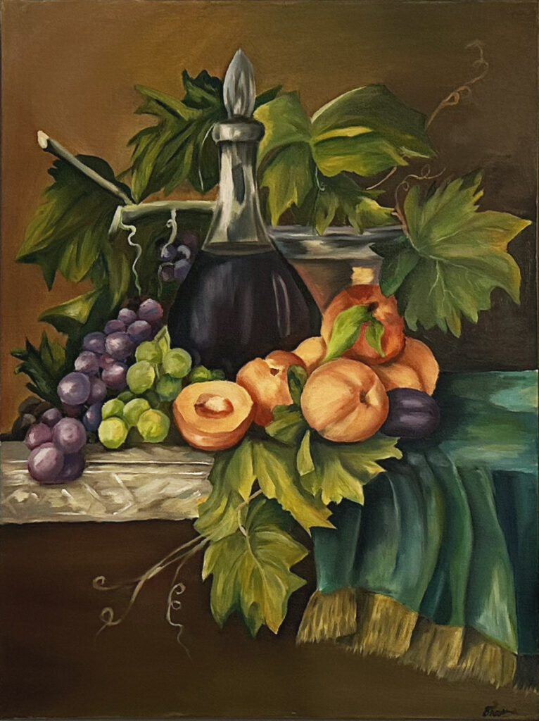 Fruits of Summer oil painting by Polya Tatievsky