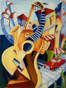 Violence Against The Mind oil painting by Polya Tatievsky